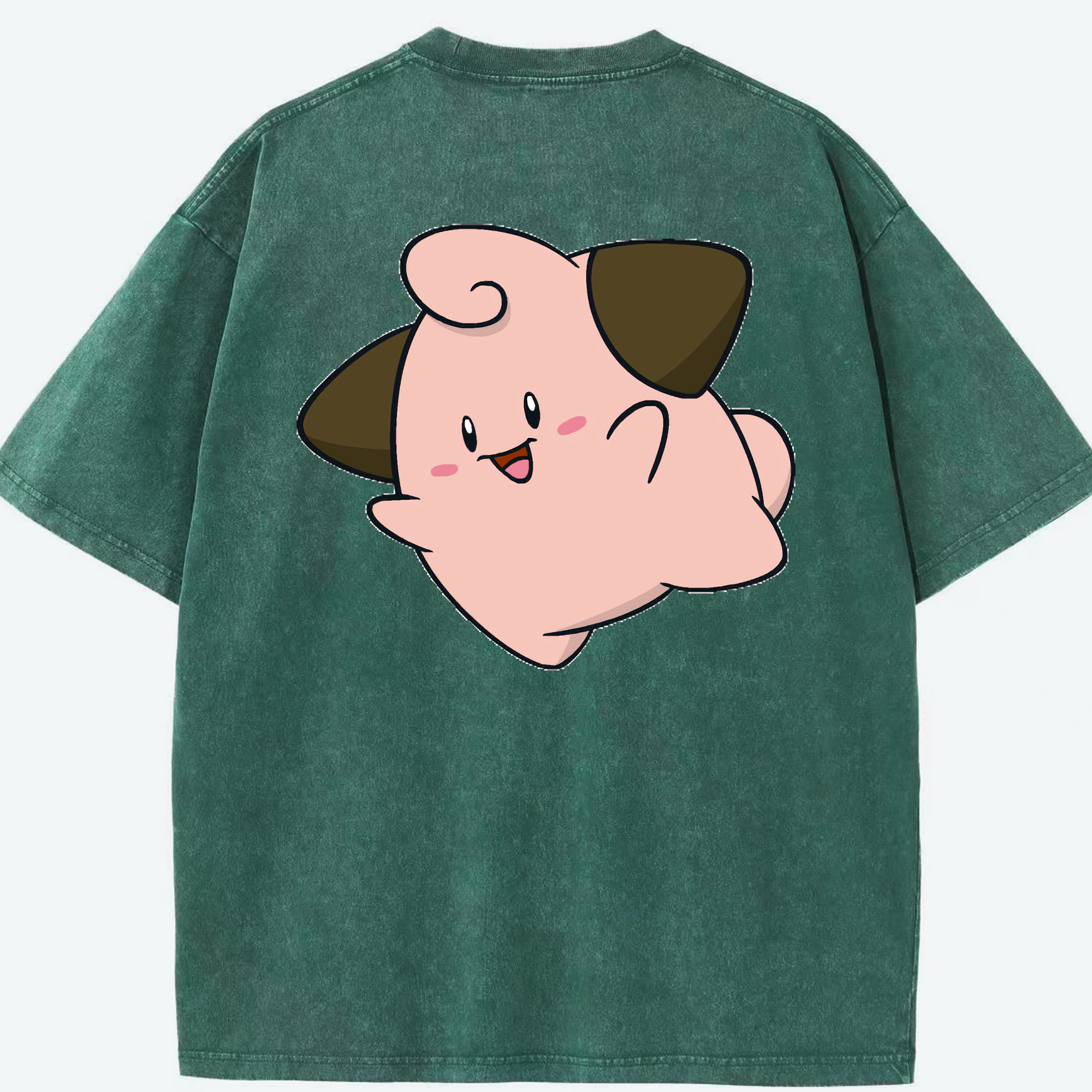 （画像用） ポケットモンスター Pokémon 綿100% ヴィンテージ風 半袖Tシャツ（背面プリント）